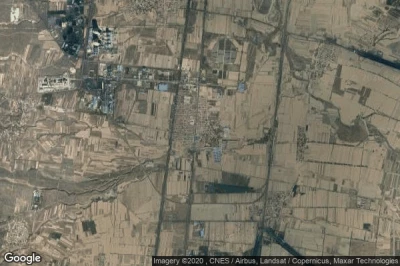Vue aérienne de Beizhouzhuang