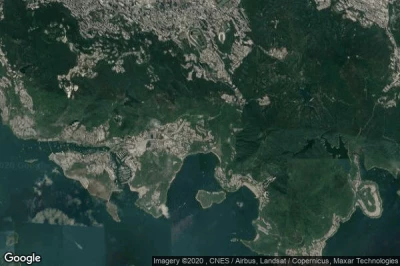 Vue aérienne de Wong Chuk Hang Kau Wai
