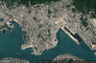 Vue aérienne de Kowloon