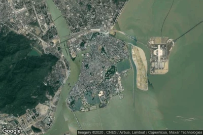 Vue aérienne de Concelho de Macau