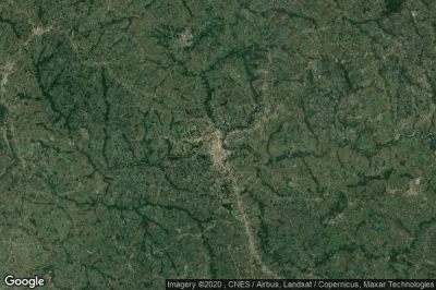 Vue aérienne de Ogembo
