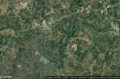 Vue aérienne de Kampong Spoe