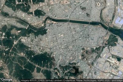 Vue aérienne de Ulsan