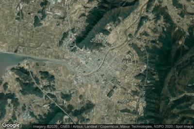Vue aérienne de Taisen-ri
