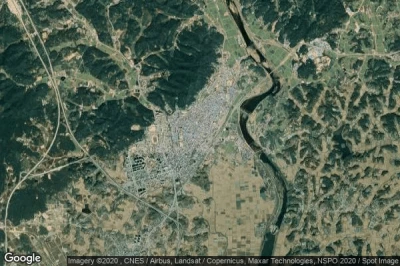Vue aérienne de Mungyeong