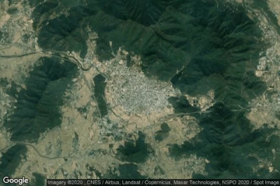 Vue aérienne de Haenam