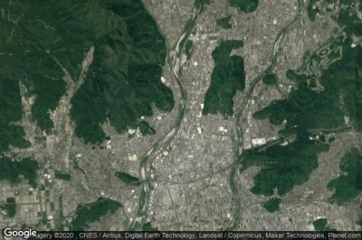 Vue aérienne de Tatsuno