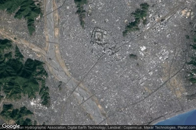 Vue aérienne de Takajōmachi