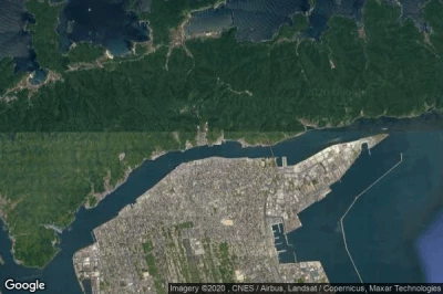 Vue aérienne de Sakaiminato