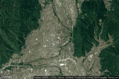 Vue aérienne de Miyada
