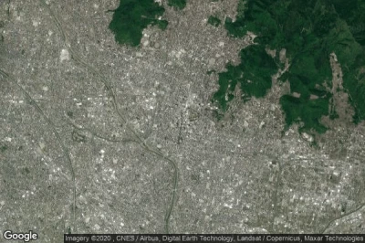 Vue aérienne de Kofu-shi