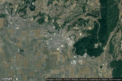 Vue aérienne de Kanazu