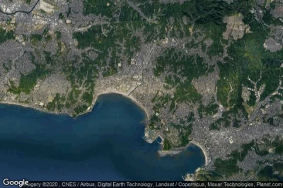 Vue aérienne de Kamakura