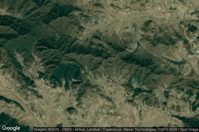 Vue aérienne de Hwanghae-namdo