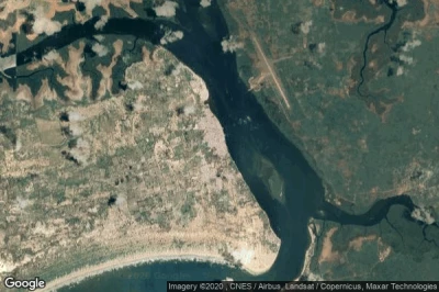 Vue aérienne de Lamu