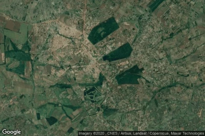 Vue aérienne de Kitale