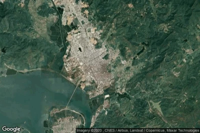 Vue aérienne de Huangbu