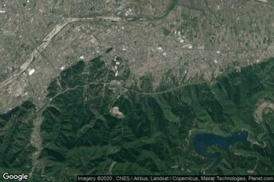 Vue aérienne de Komatsu