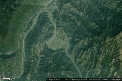 Vue aérienne de Zhenjiatai