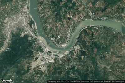 Vue aérienne de Meipu