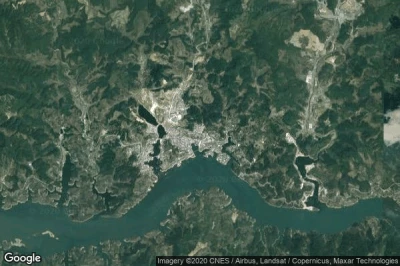 Vue aérienne de Huangtian