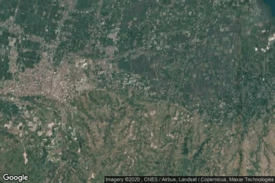 Vue aérienne de Krajan Panji Kidul