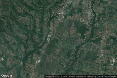 Vue aérienne de Glanggang