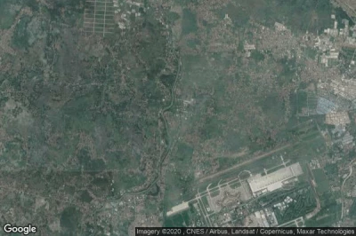Vue aérienne de Teluknaga