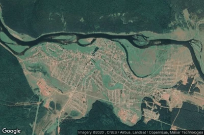 Vue aérienne de Zhigalovo