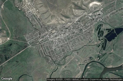 Vue aérienne de Shilka