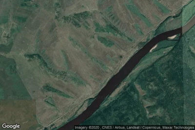 Vue aérienne de Shemëtovo