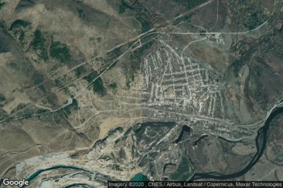 Vue aérienne de Novopavlovka