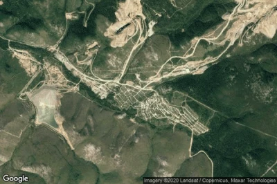 Vue aérienne de Mnogovershinnyy