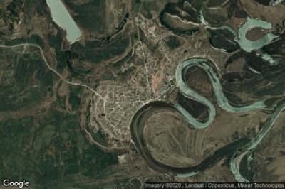 Vue aérienne de Imeni Poliny Osipenko
