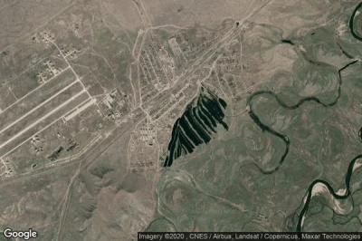 Vue aérienne de Dzhida