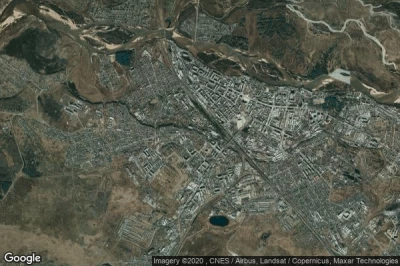 Vue aérienne de Belogorsk