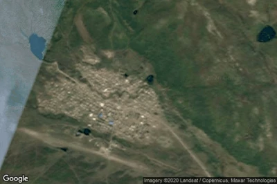 Vue aérienne de Batagay-Alyta