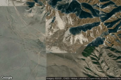 Vue aérienne de Sharga