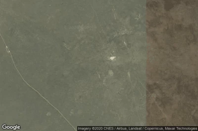 Vue aérienne de Gurbaniy Urto