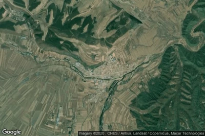 Vue aérienne de Luozigou