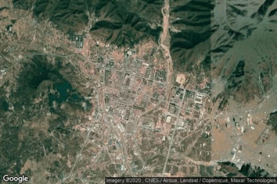 Vue aérienne de Kuandian