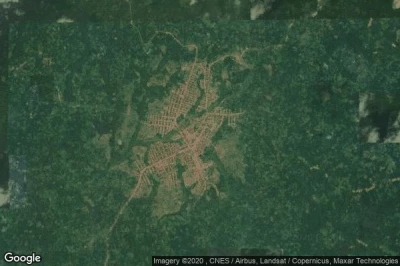 Vue aérienne de Wamba