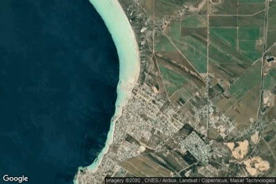 Vue aérienne de Port Moonta