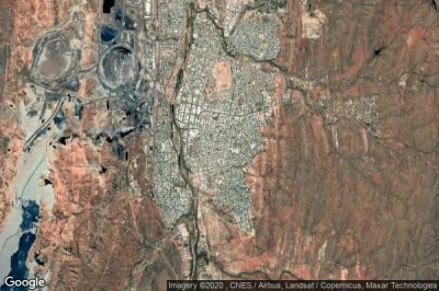 Vue aérienne de Mount Isa