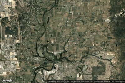 Vue aérienne de Middle Swan