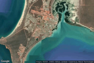 Vue aérienne de Broome