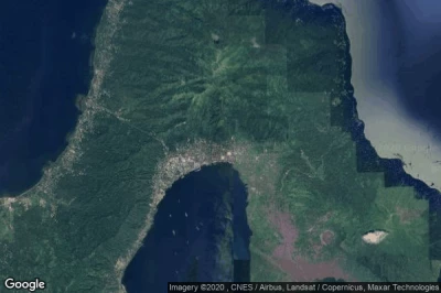 Vue aérienne de Rabaul