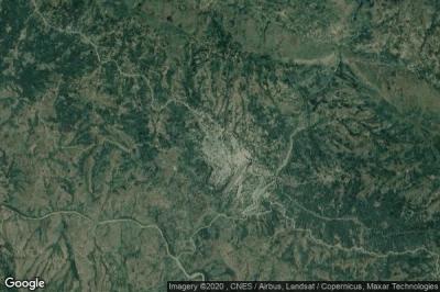 Vue aérienne de Kundiawa