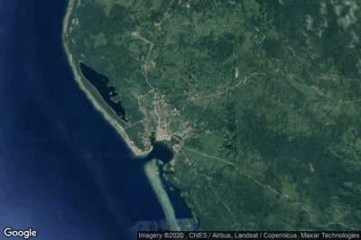 Vue aérienne de Auki