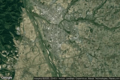 Vue aérienne de Omagari
